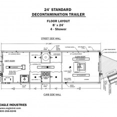 Decon Trailer 24' layout